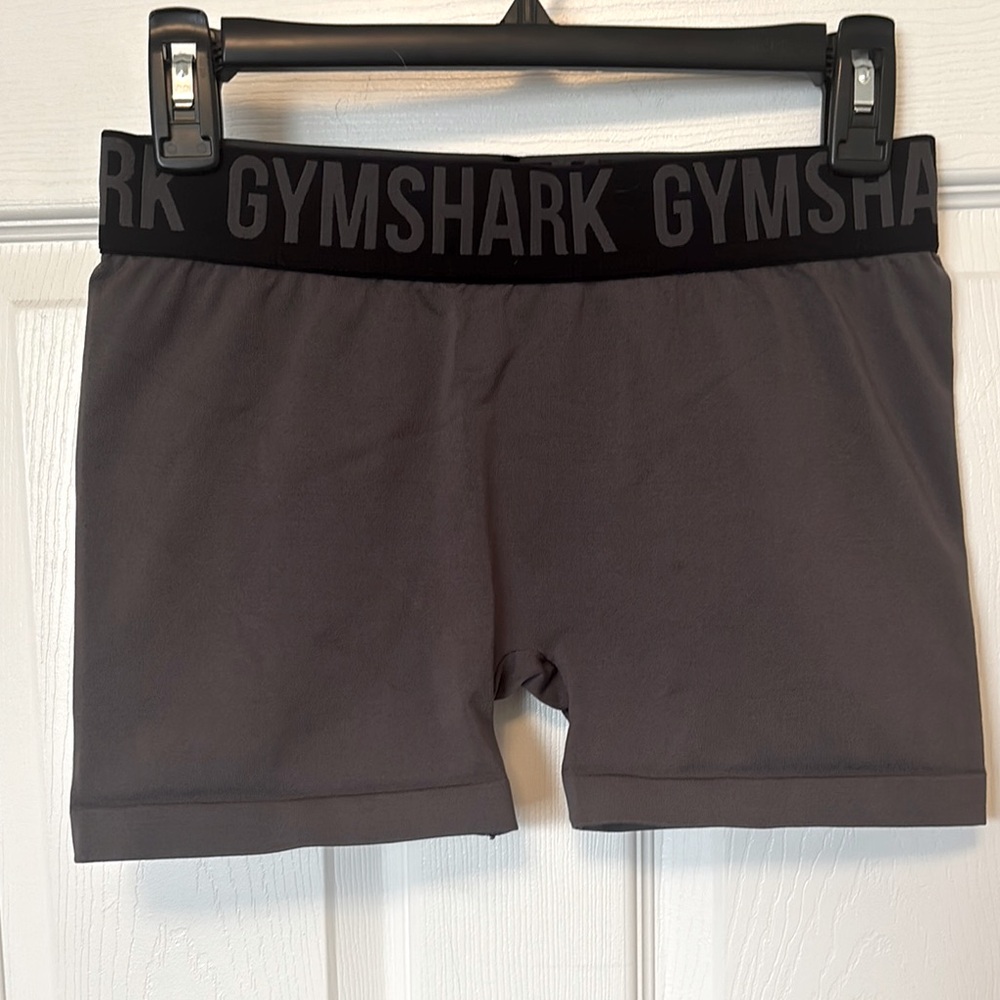 Gymshark Fit Seamless Gray and Black Women’s Shorts Sz. Small